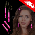 Glow Hair Pins And Earrings Set Pink
